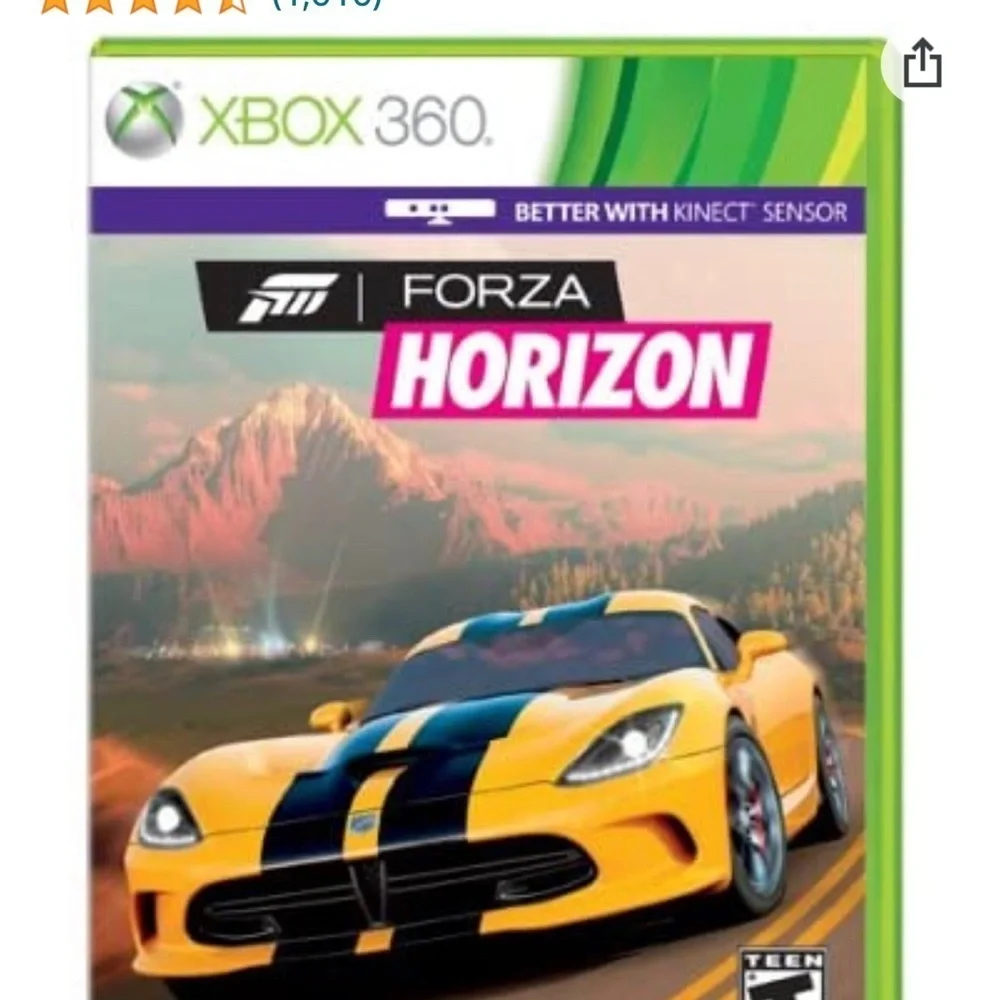 Xbox360 forza horizon cd game